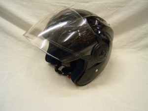 Open face helmet - Black